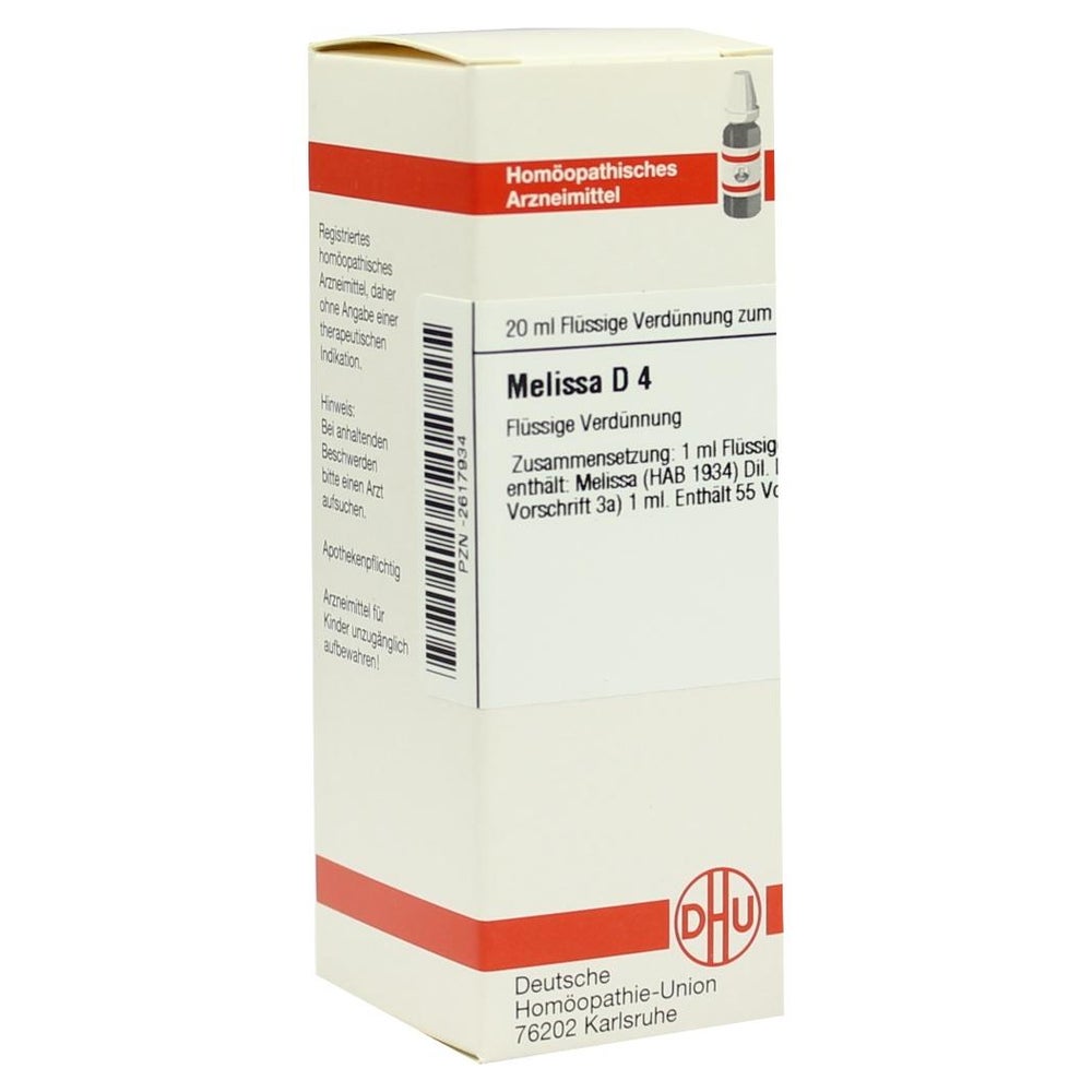 Dhu Melissa D4 50 ml Dilution