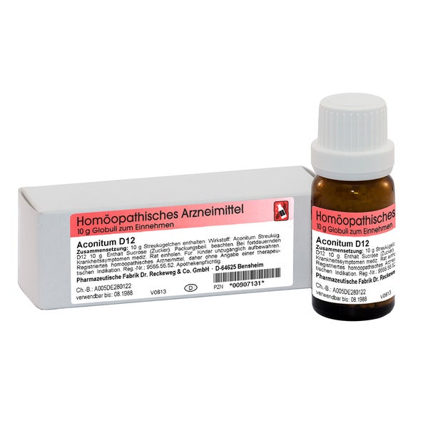 Dr. Reckeweg Aconitum D12 Globuli 10 g