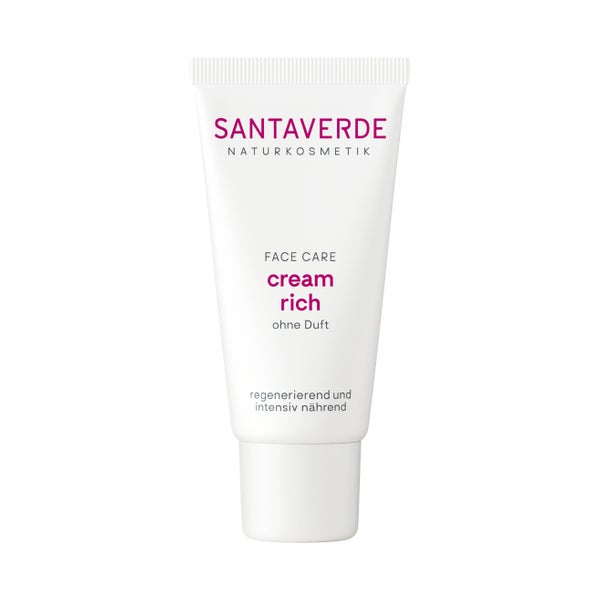 SANTAVERDE aloe vera creme rich ohne duft 30 ml