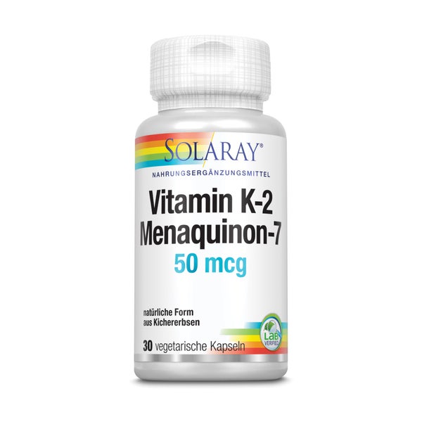 Solaray Vitamin K2 Menaquinon-7 50 mcg 30 St