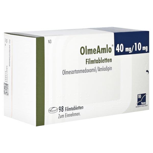 Olmeamlo 40 Mg/10 mg Filmtabletten 98 St