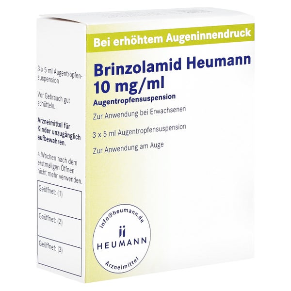 BRINZOLAMID Heumann 10 mg/ml Augentropfensusp. 3X5 ml