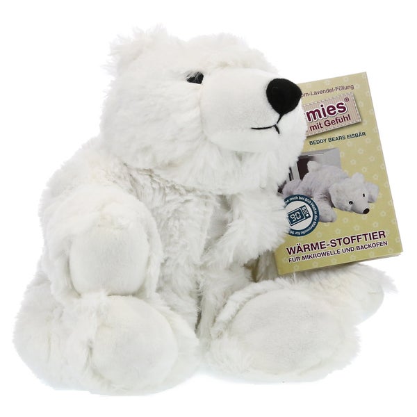 Warmies® Wärmekissen "Eisbär"herausnehmbarer Lavendel-Korn-Füllung 1 St