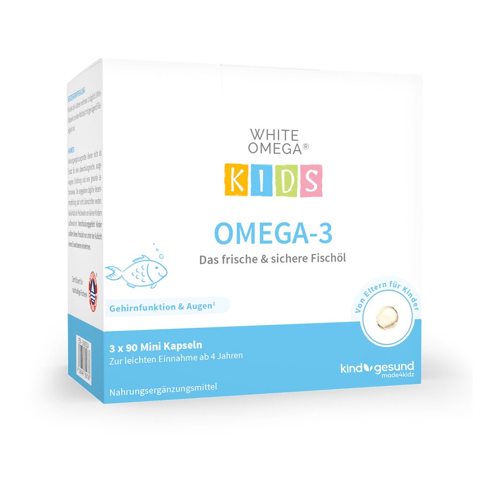 Omega 3 Kapseln Kinder Vergleichssieger - White omega kids 270 St