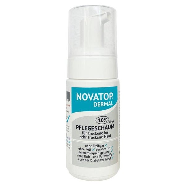 Novatop Dermal Pflegeschaum 10% Urea 100 ml
