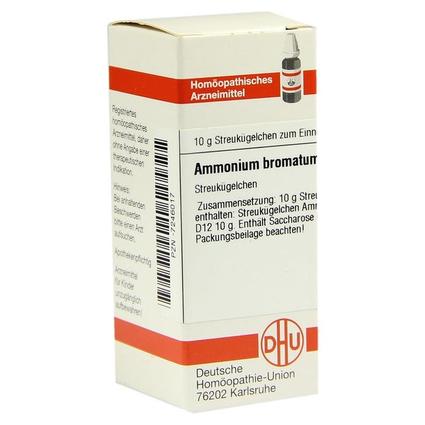 Ammonium Bromatum D 12 Globuli 10 g