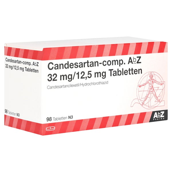 CANDESARTAN AbZ comp. 32 mg/12,5 mg Tabletten 98 St