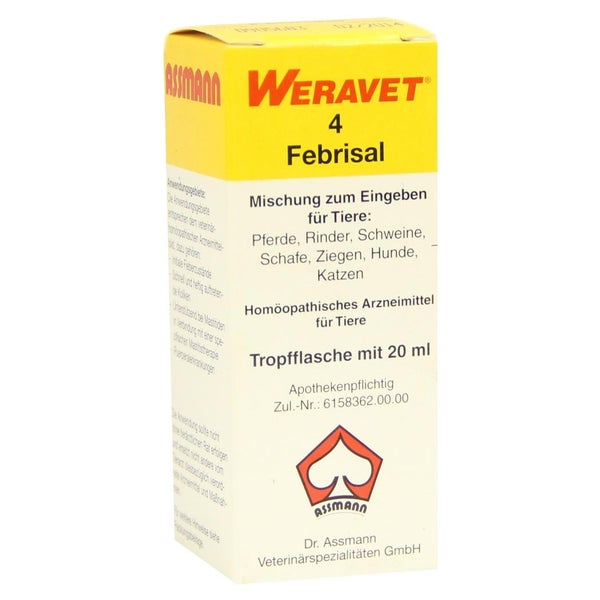 Febrisal 4 Tropfen vet. 20 ml