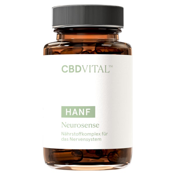 CBD VITAL Hanf Neurosense | Nährstoffkomplex für die Nerven 60 St