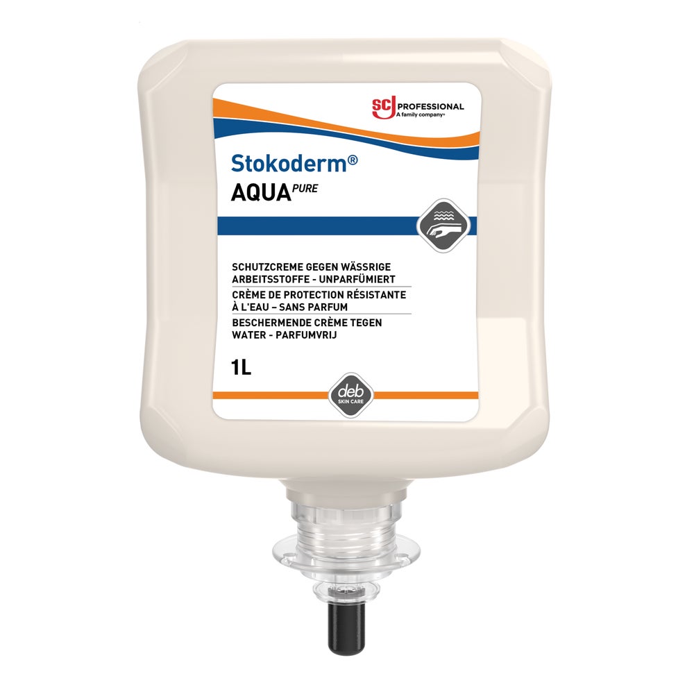 Stokoderm Aqua Pure Hautschutz Creme 1000 ml