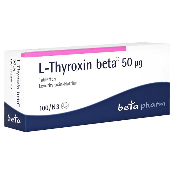 L-thyroxin beta 50 µg Tabletten 100 St
