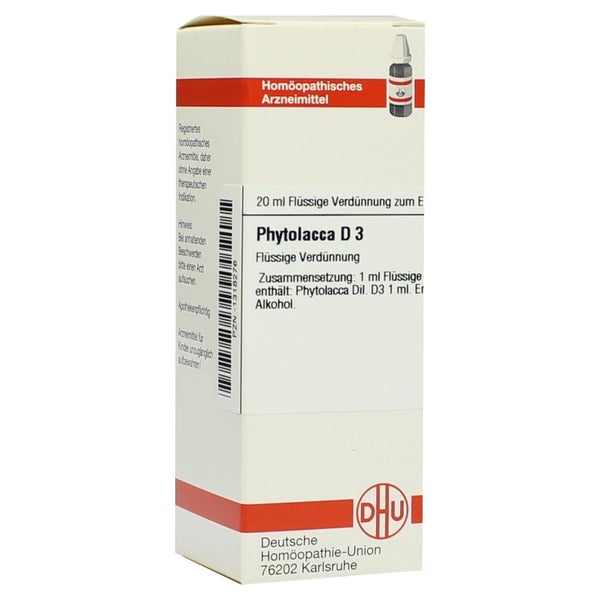 Phytolacca D 3 Dilution 20 ml