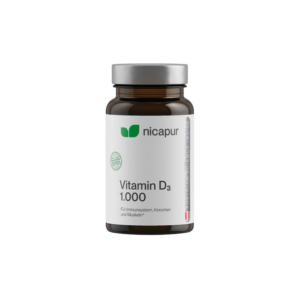 Nicapur Vitamin D 1000 Kapseln 120 St