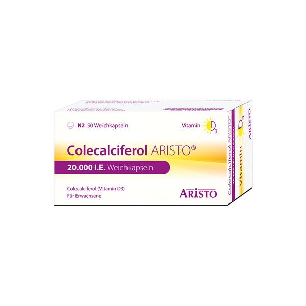COLECALCIFEROL Aristo 20.000 I.E. Weichkapseln 50 St, 50 St online ...