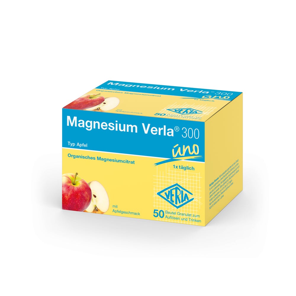 Magnesium Verla 300 Apfel Granulat 50 St