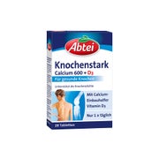 Abtei Knochenstark Calcium 600+D3 28 St