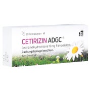 Produktabbildung: CETIRIZIN ADGC Allergietabletten 20 St