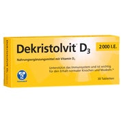 Produktabbildung: Dekristolvit D3 2.000 I.E. 30 St
