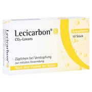 Lecicarbon E CO2-Laxans Erwachsenensuppositorien 10 St