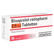 Bisoprolol-ratiopharm 2,5 mg Tabletten 30 St
