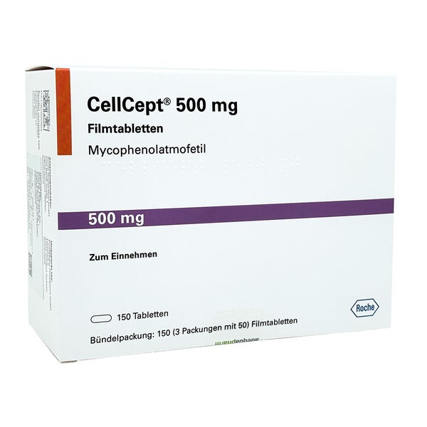 Cellcept 500 mg Filmtabletten 150 St