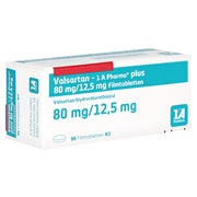 VALSARTAN-1A Pharma plus 80/12,5 mg Filmtabletten 98 St