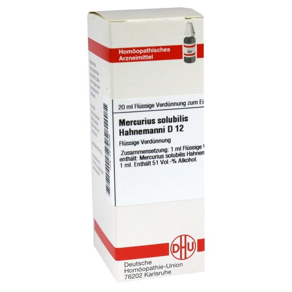 Mercurius Solubilis Hahnemanni D 12 Dilu 20 ml
