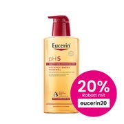 Produktabbildung: Eucerin pH5 Duschöl – Rückfettende Reinigung 400 ml