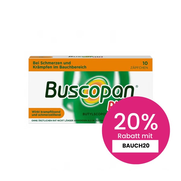 Buscopan PLUS Zäpfchen 10 St