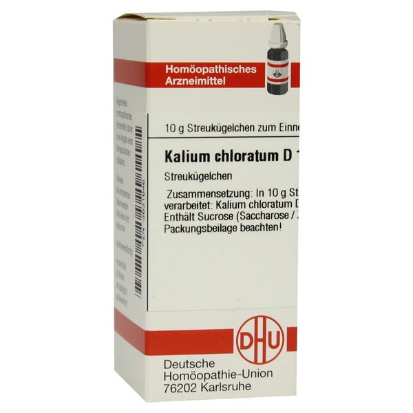 Kalium Chloratum D 12 Globuli 10 g