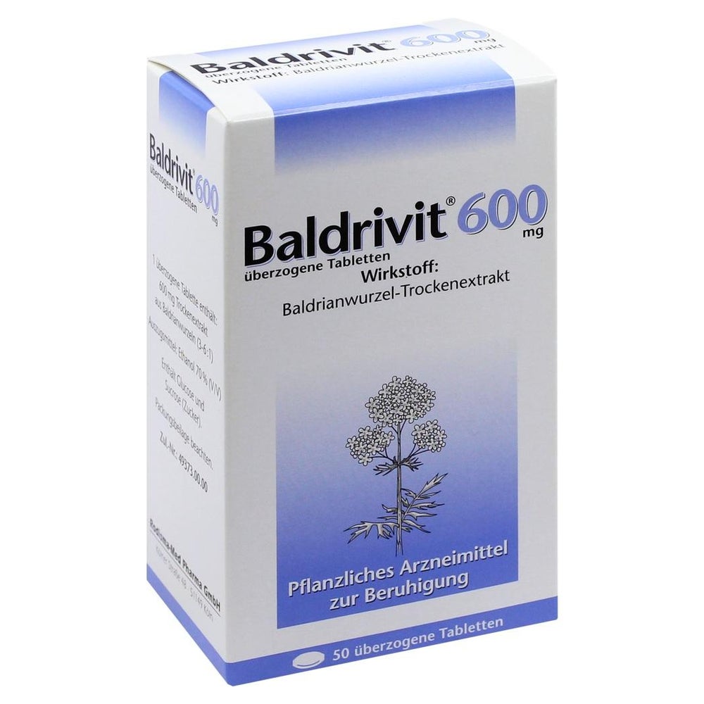 Baldrivit 600 mg überzogene Tabletten 50 St