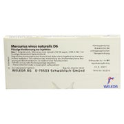 Produktabbildung: Mercurius Vivus Naturalis D 6 Ampullen 8X1 ml