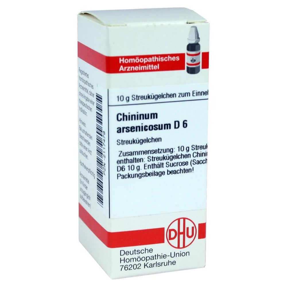 Chininum Arsenicosum D 6 Globuli 10 g