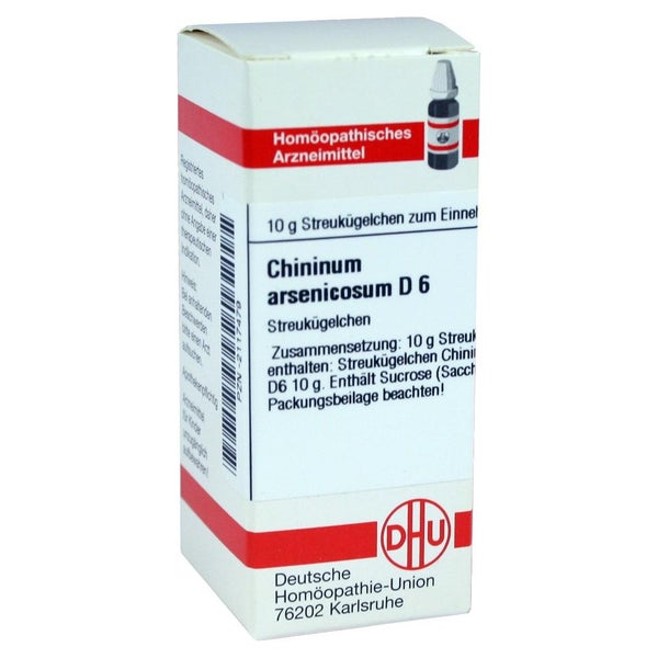 Chininum Arsenicosum D 6 Globuli 10 g