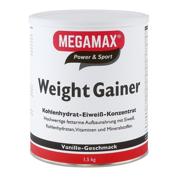 MEGAMAX® Weight Gainer Vanille 1500 g