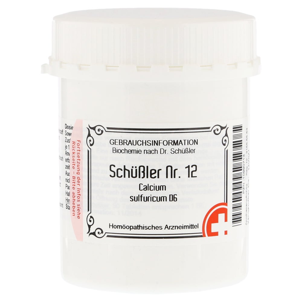 Schüssler Nr.12 Calcium sulfuricum D 6 T 1000 St