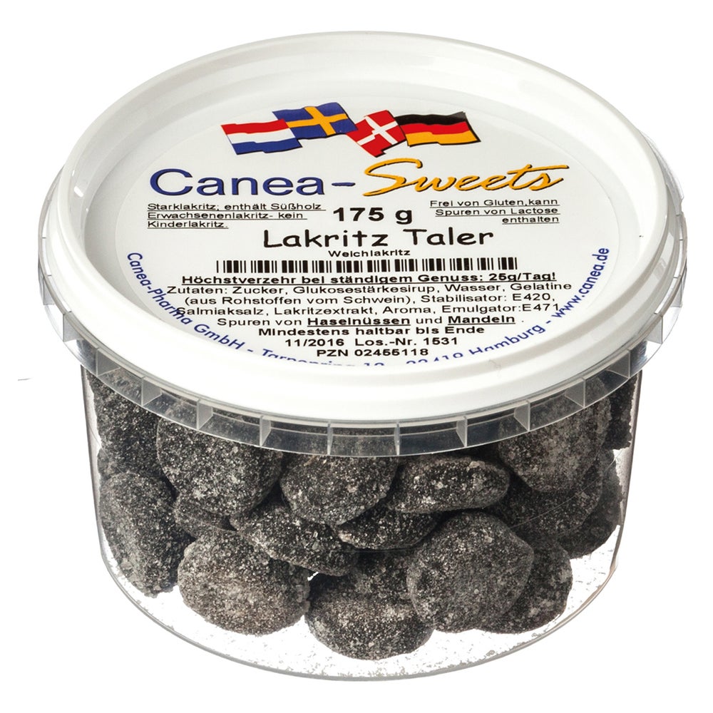 Lakritz Taler Weichlakritz Canea-Sweets 175 g