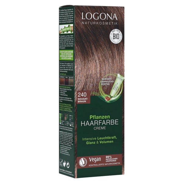 Pflanzen Haarfarbe Creme 240 nougatbraun 150 ml