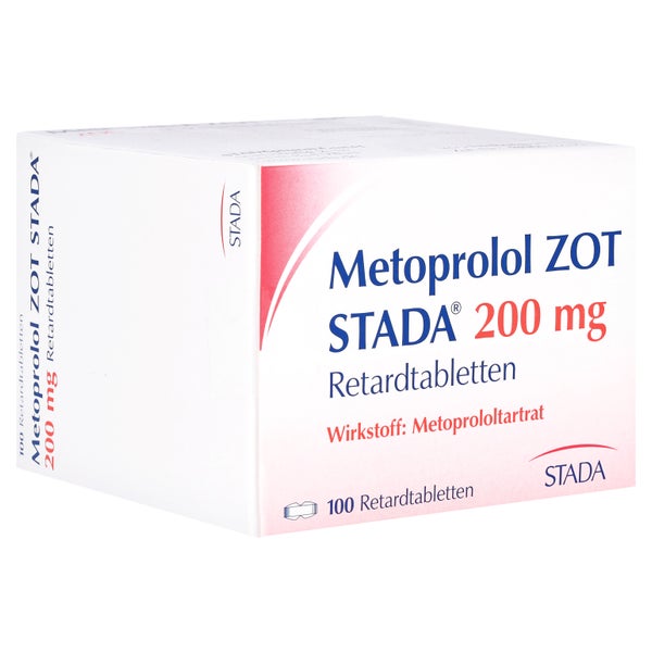 METOPROLOL ZOT STADA 200 mg Retardtabletten 100 St
