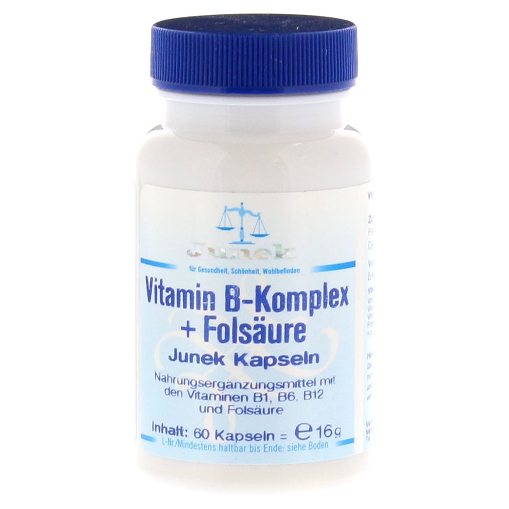 Vitamin B Komplex+folsäure Junek Kapseln 60 St