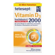 Produktabbildung: Tetesept Vitamin D3 2.000 Filmtabletten 50 St