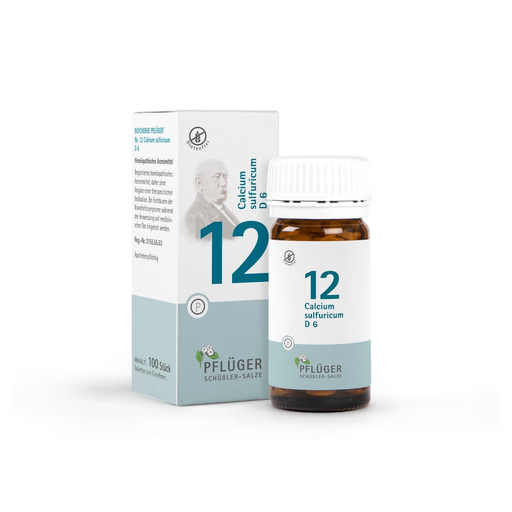 Biochemie Pflüger Schüßler-Salz Nr. 12 Calcium sulfuricum D6 100 St