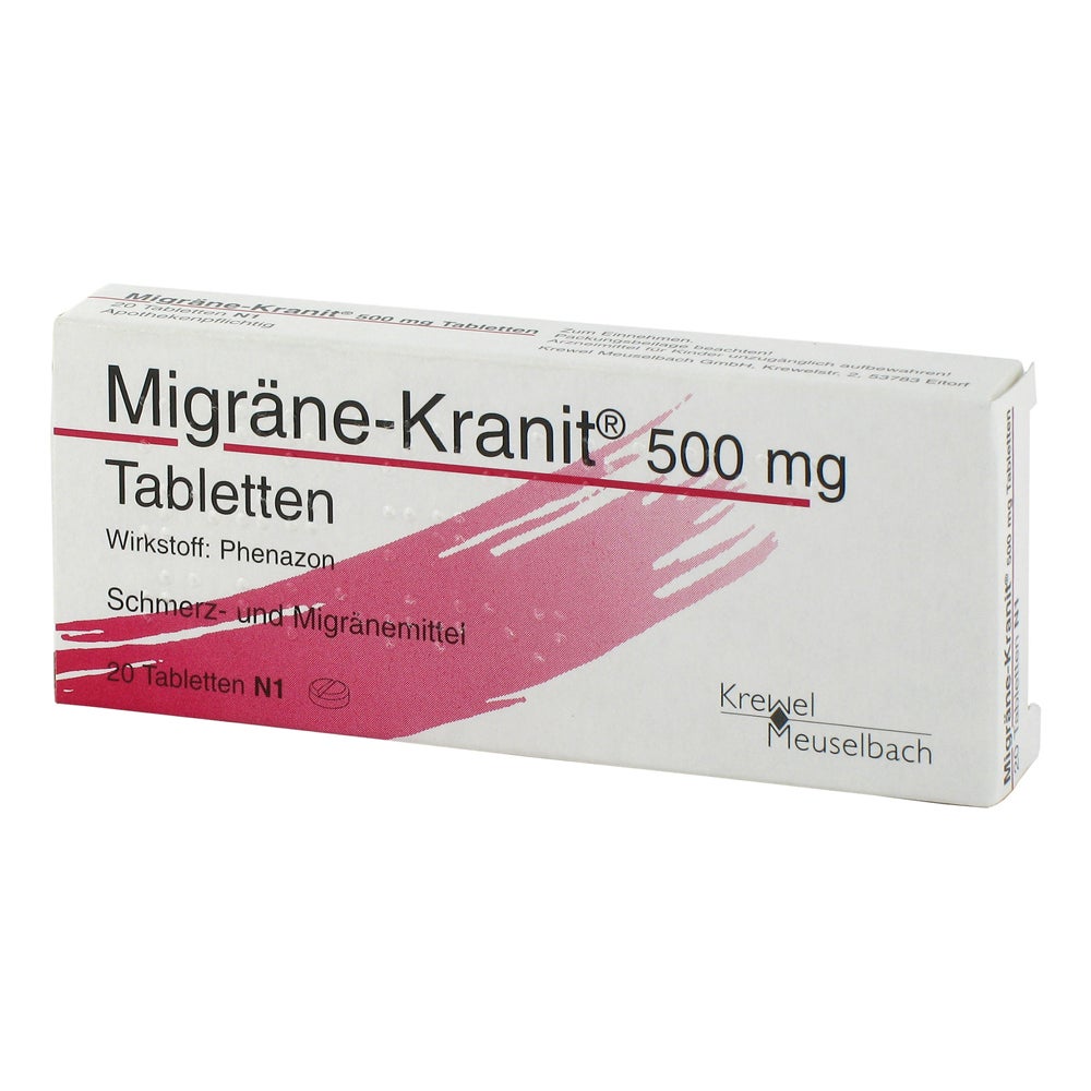 Migräne-Kranit 500 mg 20 St