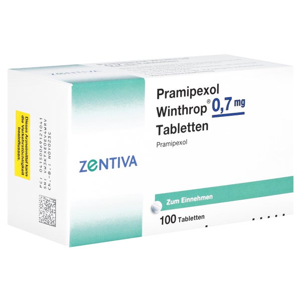 Pramipexol Winthrop 0,7 mg Tabletten 100 St