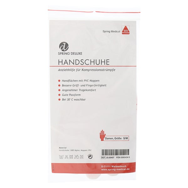 Noppen Handschuhe Kompressionsstrümpfe 2 St