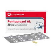 Produktabbildung: PANTOPRAZOL AL 20 mg 14 St