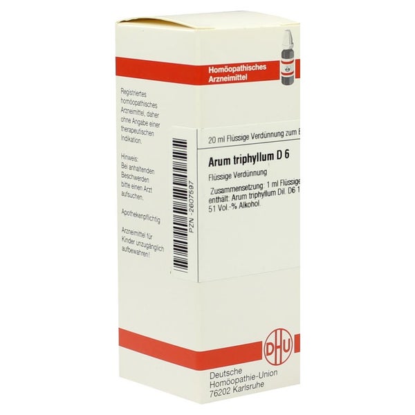 ARUM Triphyllum D 6 Dilution 20 ml