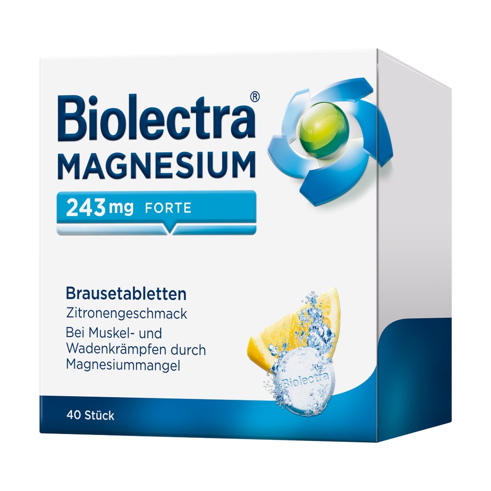 Biolectra Magnesium 243 mg forte Zitrone 40 St