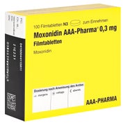 MOXONIDIN AAA-Pharma 0,3 mg Filmtabletten 100 St