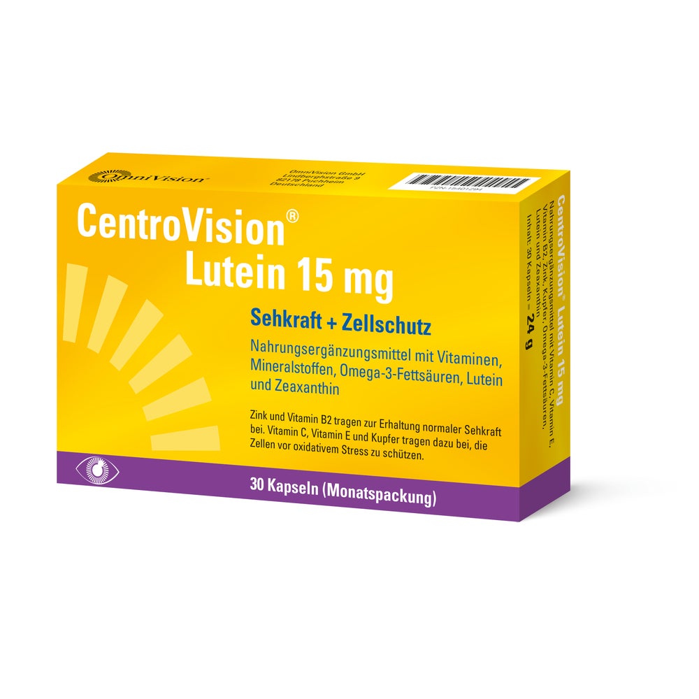 CentroVision Lutein 15 mg 30 St